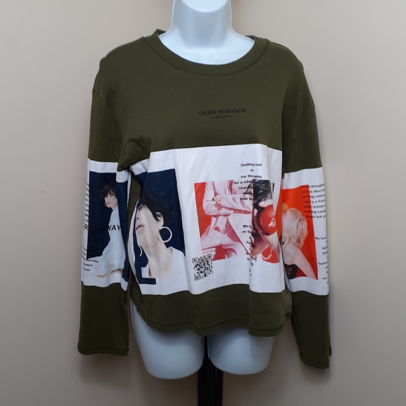 Zara Women's Sweatshirt “Under Research” - Picture 4 of 7